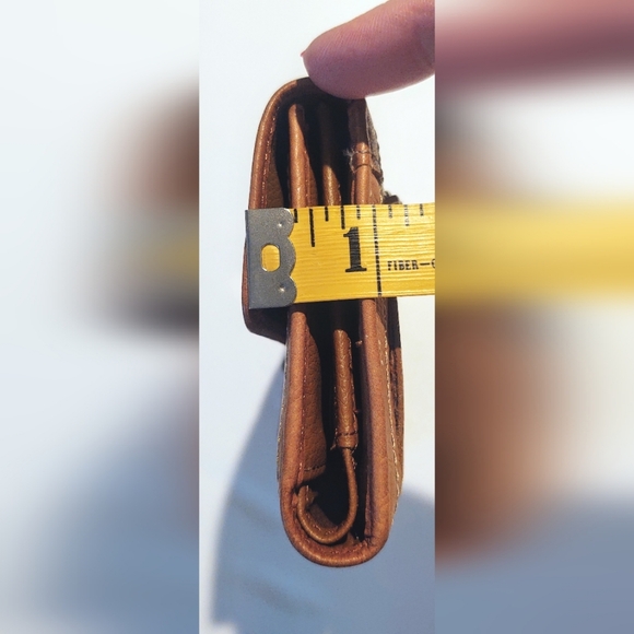 Vtg Fossil Trifold Clutch Long Wallet Checkbook - Picture 14 of 16